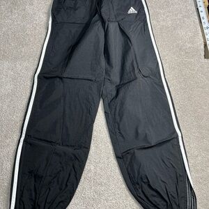 adidas Black Sweatpants‎ with White Stripes
